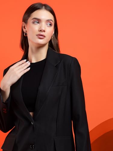 Image of KOTTY Womens Cotton Blend Standard Length Elegant Style Coat - Classic Style with Modern Detailing