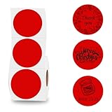 2 Inch Red Round Thermal...