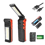 [Matériau durable]-La lampe est faite de PC+TPR+Aluminium qui dissipe la chaleur efficacement, prolongeant la vie de la lampe.