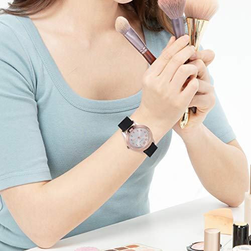 ULTECHNOVO Couro Moda Relógio de Pulso Das Mulheres Assistir À Prova D' Água de Metal Aniversário P