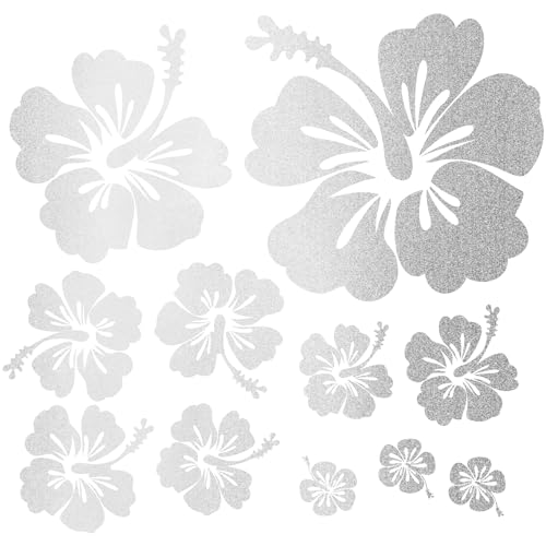 Finest Folia Adesivi decorativi Hibiskus Fiori per la casa, adesivi