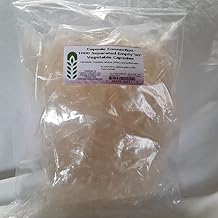 Capsule Connection 1000 Separated Empty Vegetable Capsules, 00" Size, Vegan & Vegetarian resealable Bag
