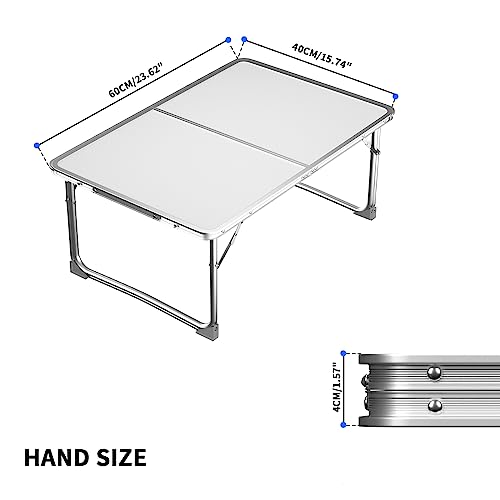 Table de lit portable pour ordinateur portable - Support pliable réglable intérieur extérieur