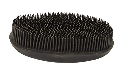 Weaver Leather Palm-held Fine Curry – Mit Kleinen Gummiborsten, Grau/rosa