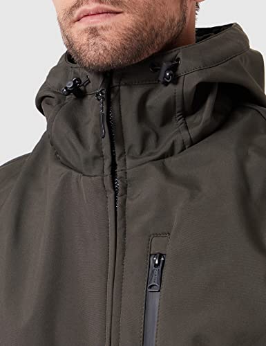 Schott Nyc Kalvin Schott-Giacca Lunga Con Cerniera, Cachi, X-Large Unisex-Adulto - 2