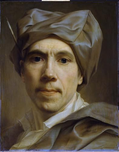 De Célèbres Tableaux Art Mural Toile - Autoportrait Christian Seybold Salon 60x90cm