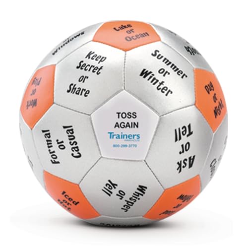 Image of Trainers Warehouse 6 inch Thumball Collection, 32 Prompts for Conversation, Team Building, Relationship and Training