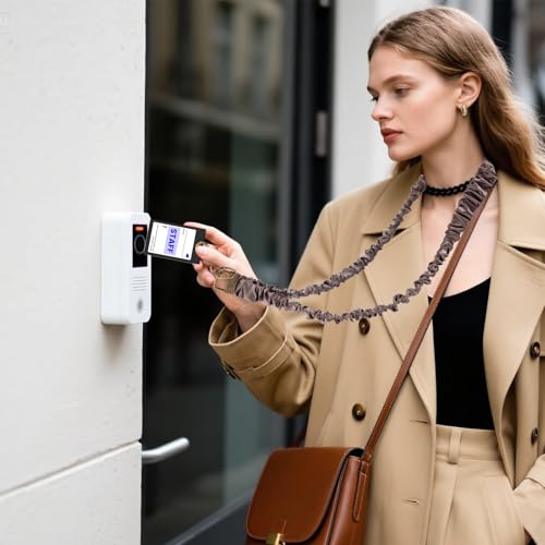 Retractable Scrunchy Lanyard Neck Keychain Ideal Decorations and Accessories for Hanging ID Badges and Keys for Women4