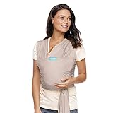Moby Wrap Baby Carrier | Element | Baby Wrap Carrier for Newborns & Infants | #1 Baby Wrap | Baby Gift | Keeps Baby Safe & Secure | Adjustable for All Body Types | Perfect for Mom & Dad | Taupe