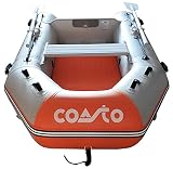 COASTO Schlauchboot mit Dropstitch Boden, Dingi, Beiboot, Motorboot, Ruderboot, 250cm