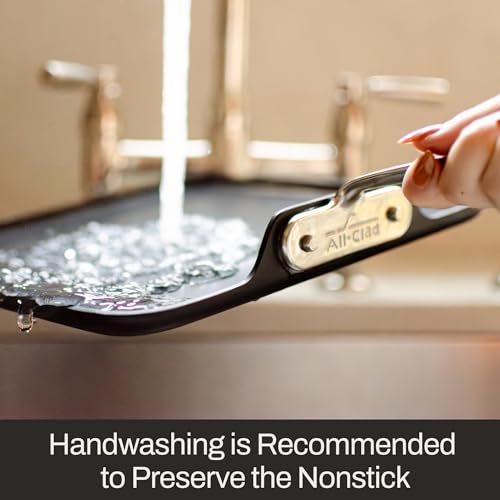 image for All-Clad HA1 Hard Anodized Nonstick Griddle 11x11 Inch Oven Broiler Sa