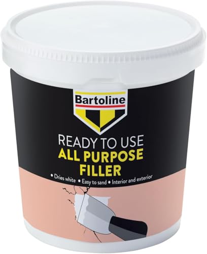 Bartoline Ready Mixed All Purpose Filler 2.5kg – Quick-Drying Interior & Exterior Wall Repair Compound for Plaster, Wood, Brick, Stone – Smooth White Finish, Easy to Sand & Paint