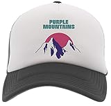 EU gemacht Delavi Purple Mountains David Berman Baseball Trucker Kappe Schwarz Black Cap