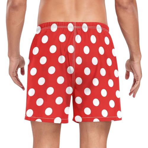 Colorful Polka Men Swim Trunks Quick Dry Board Shorts Lightweight Swimming Shorts2