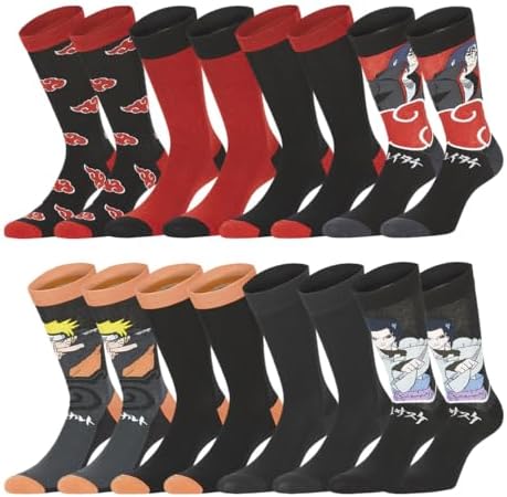 Calcetín Hombre Naruto Shippuden, Calcetines Hombre Sasuke, Itach...