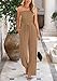 PRETTYGARDEN Womens Summer Outfits 2 Piece Sets Casual Ribbed Knit Crop Tube Top Wide Leg Pants Spring Matching Lounge Set(Camel,Small)