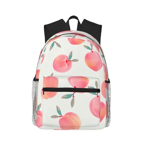 Sac à dos léger et confortable au motif pêche pour le sport et la gym
