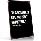Ryan Garcia Quotes Metal Sign 8x12 Inch, Aluminum Wall Decor, for Home Decor, Living Room, Bedroom, Office, Garage, Indoor & Outdoor Use
