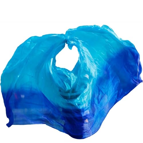 Belly Dance Silk Scarf Dance Veils Women's Sexy Scarf Gradient Silk Belly Dance Veil Size And Mix Color4