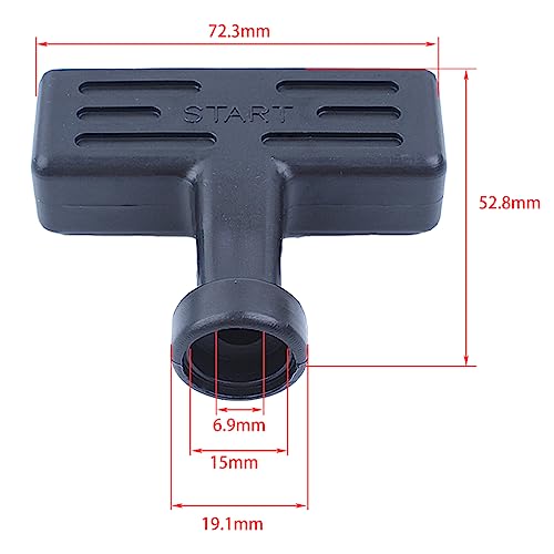 Gubeter Recoil Starter Grip Rope Kit, For HONDA Gx100 Gx120 Gx160 Gx240 Gx270 Gx390 4-Cycle Small Engine Generator, 28461 Zg0 004 - Image 2