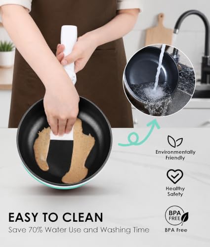 Image of Audecook Electric Hot Pot Mini Electric Skillet Adjustable Power Nonstick | Portable Cooking Pot Multi Ramen Cooker for Noodles, Soup, Steak, Eggs, Oatmeal, Home, Office, Dorm Room, and Travel