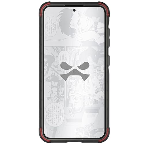 Image of Ghostek Covert Galaxy S24 Clear Case with Military Grade Shockproof Protection, Non-Slip Grip, Protective Silicone Phone Cover Designed for 2024 Samsung Galaxy S24 (6.2 inch) (Smoke)