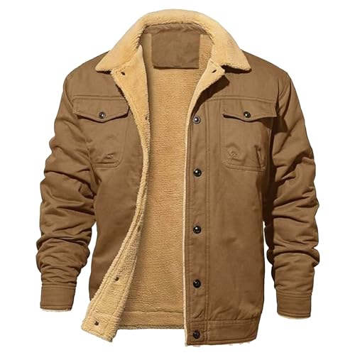 Manteau militaire léger homme kaki grand coupe-vent softshell zippé ZDJSWJ L
