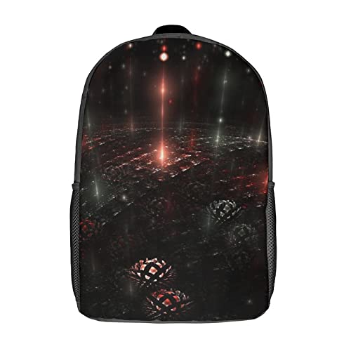 Sac à dos imprimé en 3D motif Fractal au design adolescent moderne