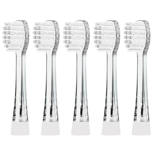 Cabezas de Repuesto para Niños Seago SG513/SG977/SG2139/SGEK6/EK7/DT-BB1/DT-K6/K3, Paquete de 5 Unidades, Compatibles con Cepillo de Dientes Eléctrico Seago, para Niños de 18 a 36 Meses