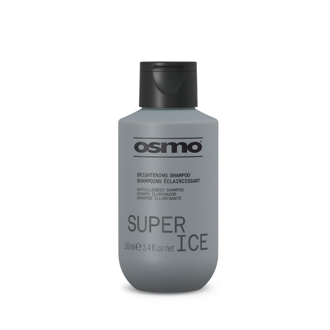 Osmo Super Ice Brightening Shampoo Shampoo For Yellow Undertones For Blondes And Highlighted Hair 100 Ml