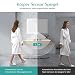 EMKE Sensor Spiegel mit Beleuchtung 70x50cm LED Badspiegel mit Bewegungssensor, Touch, Beschlagfrei, 3 Lichtfarbe dimmbar, 1 Stunde automatische Abschaltung IP44 energiesparend Badezimmerspiegel