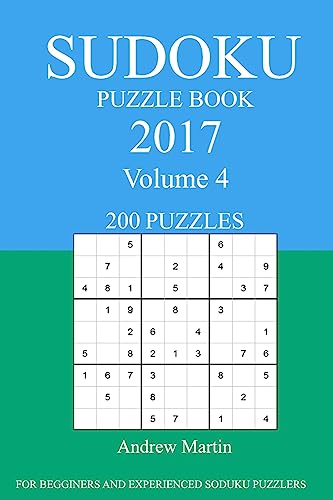 Sudoku Puzzle Book: 2017 Edition - Volume 4