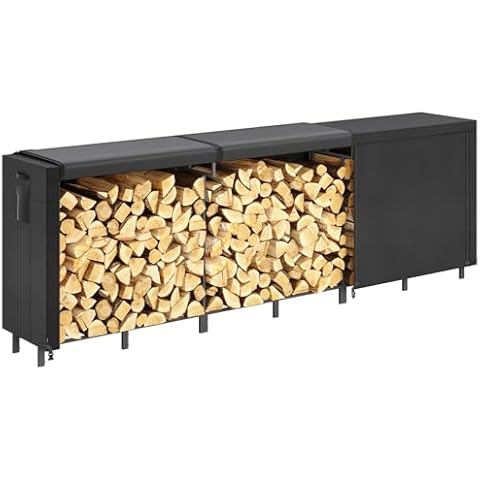 Range-bûches Lifewit 365.8×58.5×122cm Cover