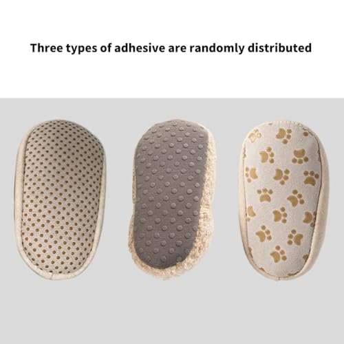 1 Pair Toddler Nonslip Floor Socks Cotton Middle Calf Socks for 0-18 Months Baby4