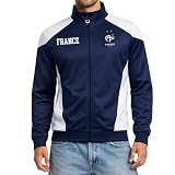 Icon Sports Officially Licensed French Football Federation Track Jacket - Unisex Adult - FFF84TJ Navy S