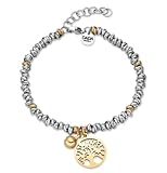 Dada Gioielli Bracciale Donna Anelli Intrecciati Nodino Acciaio Inox