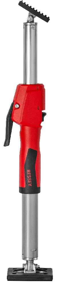 BESSEY Support de plafond et de montage STE55 avec poignée de pompe, distance de réglage 400-550 mm, construction extrêmement stable grâce à des tubes en acier très résistants, utilisation à une main