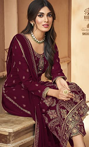 Image of Delisa Indian /Pakistani Wedding Partywear Plus Size Pant Salwar Kameez Ready to Wear Salwar Suit for Womens 01