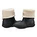 Hunter Women's Thunor Waterproof Rain Boot, Black, 8