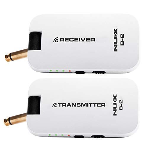Sistema inalámbrico para guitarra NUX B-2, 2,4 GHz, recargable, 4 canales, transmisor y receptor de audio (blanco) miniatura 3