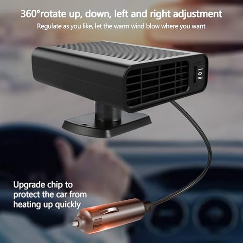 Showvigor HEATER1130XT Car Heater - 12V 150W Portable Car Heater Plug In Cigarette Lighter thumb #4