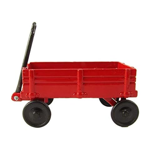Treasure Gurus 1:12 Scale Model Red Wagon Miniature Dollhouse Accessory Metal Pencil Sharpener Cover