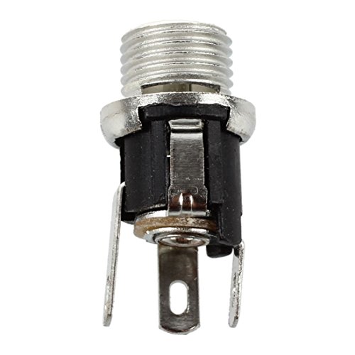 Huusuei R 5 Pezzi 5,5 X 2,1 Mm Presa Di Tensione Dc Femmina Interruttore Pannello Connettore - 5
