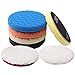 ZFE 88pcs Wool Felt Polishing Pad & Polishing Wheel,Point & Mandrel Kit For Dremel Rotary tools
