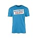T-shirt personnalisé « Où est le monde du livre », « Hide and Seek » - Col double aiguille - 7,6 à 10 cm - 100 % coton peigné filé à l'anneau - Haute densité de points - Bleu - Medium