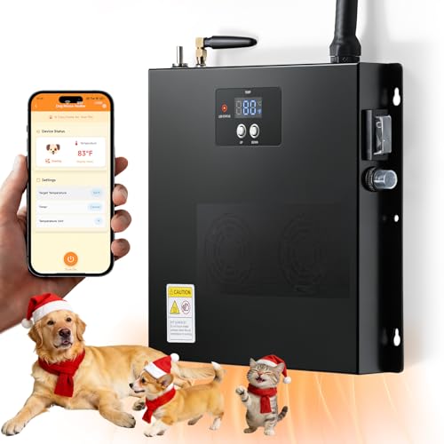 Briidea WiFi Dog House Heater 400W with LoRa Technology Up
