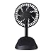 Produktbild JIBEIER Mini-Tischventilator, geräuscharmer Kleiner Ventilator USB-tragbarer Tischventilator 3-Gang mit Handyhalter Tischventilator für Home Office,Black