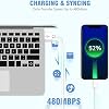 Cargador para iPhone, 2 unidades de 6 pies, cargador de pared USB de carga rápida, cable USB con cubo de carga y bloque de enchufe de viaje, cable Lightning de 6 pies para iPhone 14 13 12 11 Pro Max XS XR X 8 7 SE2022 iPad 6