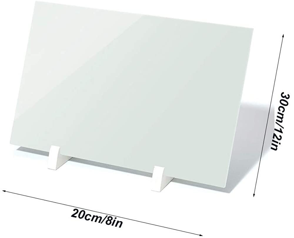 Magnetische Glaswhiteboard, tragbare doppelseitige White Board-Staffelei-Desktop-Magnetglas-Mini-Memo-Board auf dem Stand, färbenbeständige gehärtete Glaswhiteboard Tragbares Whiteboard