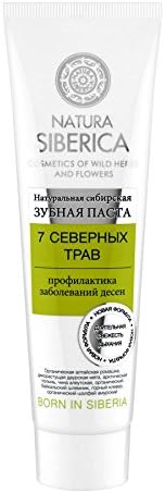 Natura Siberica ナチュラシベリカ オーガニック 歯磨き粉 7 Northn Herbs 100ml 歯石 歯垢防止 虫歯予防 Natura Siberica ホワイトニング 通販 Amazon